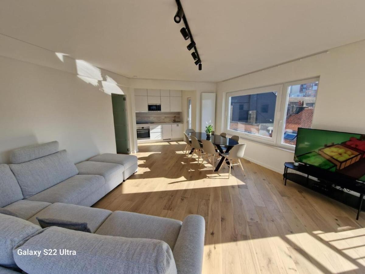 Luxury Renovated 3 Rooms Apartment Ostend Luaran gambar